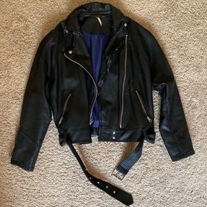 Free People Faux Leather Jacket